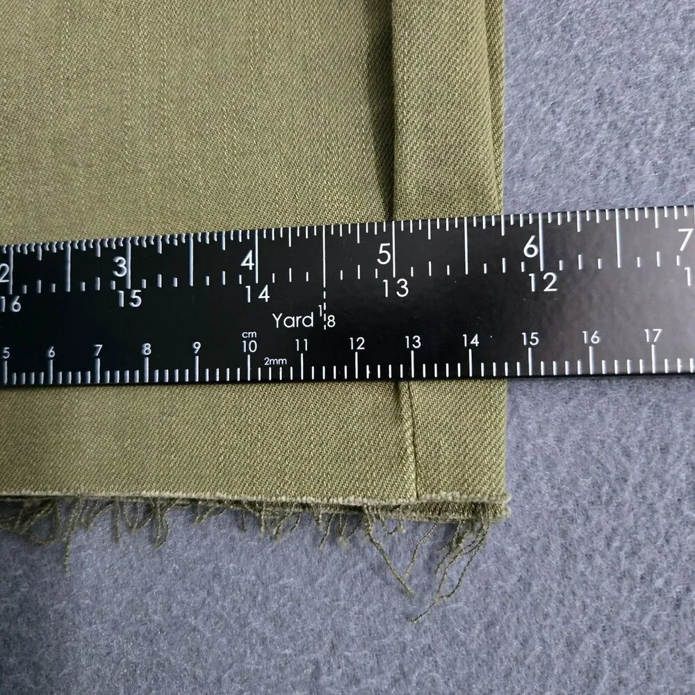 LOFT Women 26/2 Green Low Rise Modern Skinny Crop Raw Hem Jeans - Picture 13 of 16